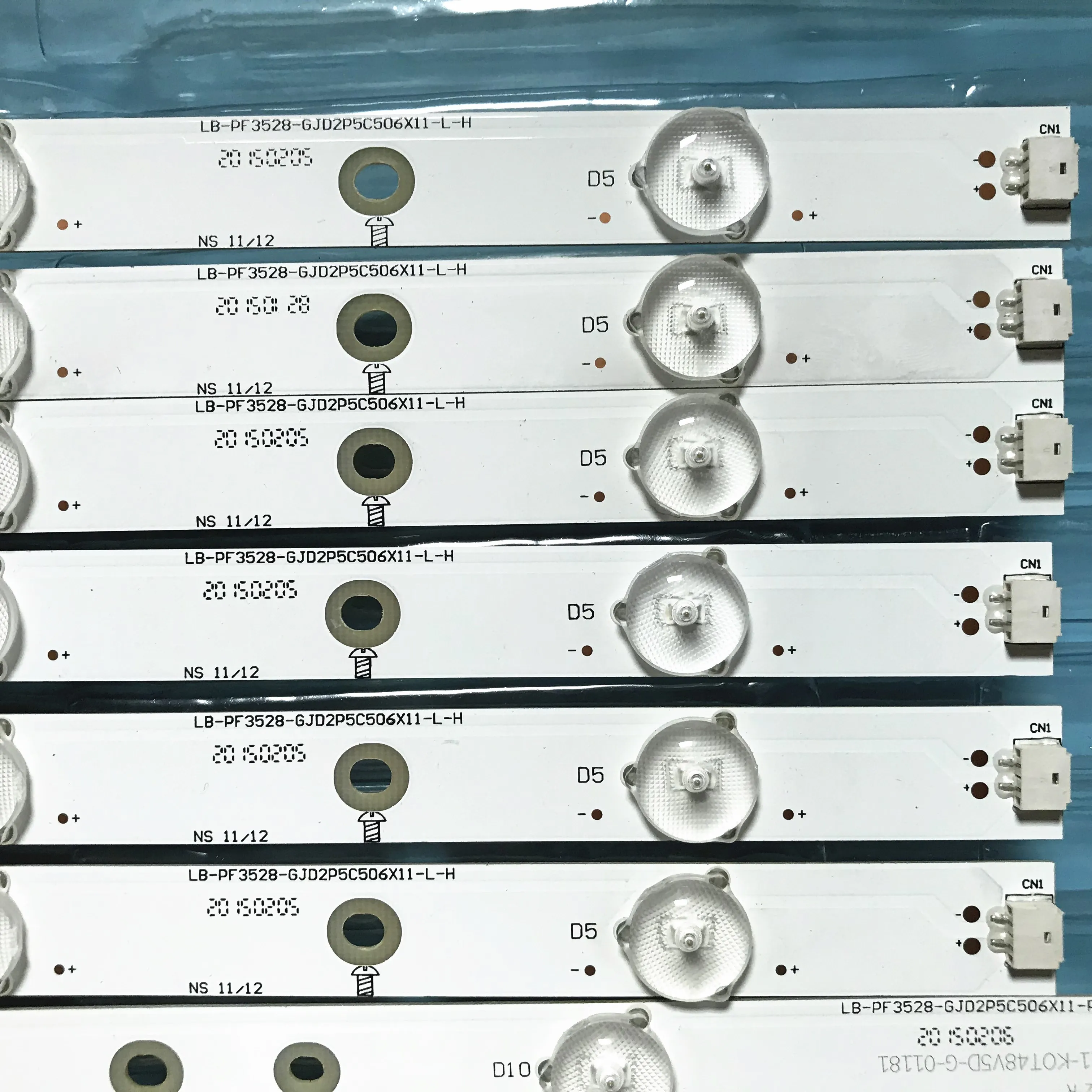 1 комплект = 12 шт. светодиодная подсветка для LE50D1452 T5002S 50PFF3655/T3 LD50V02S