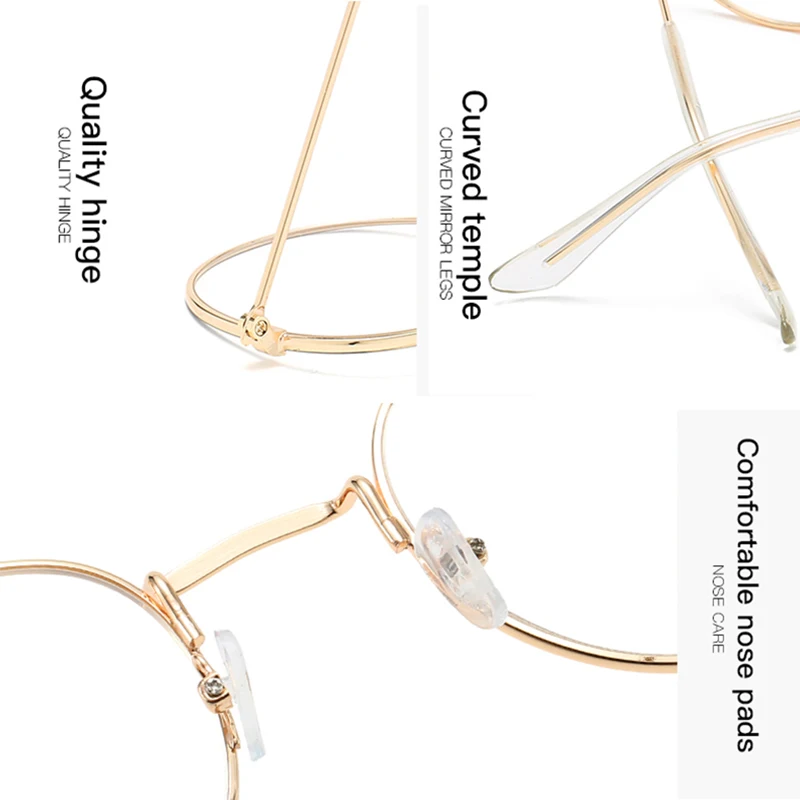 TOEXPLORE Модные мужские и женские оптические очки в металлической оправе винтажные