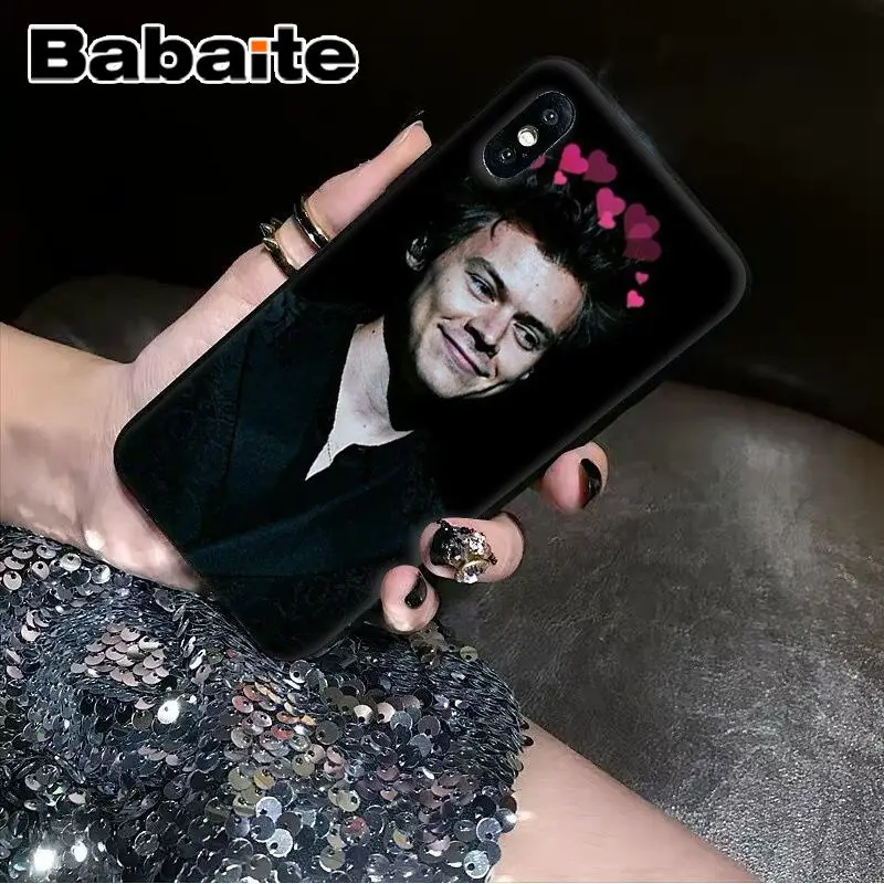 Babaite One Direction tattoos Harry Styles Novelty Fundas Phone Case for iPhone 8 7 6 6S Plus 5 5S SE XR X XS MAX Coque Shell | Мобильные