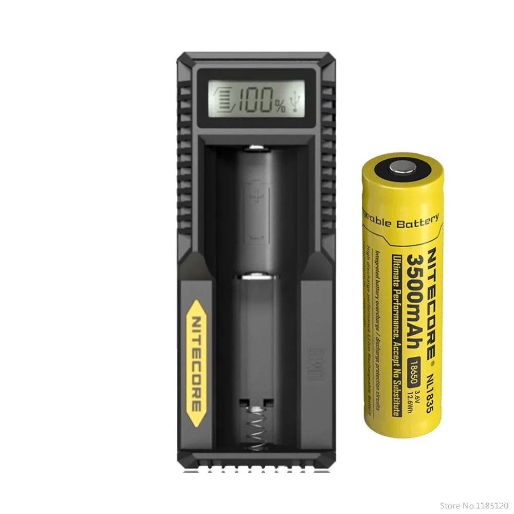 NITECORE UM10 Смарт зарядное устройство ЖК экран цифровой USB + литий ионные