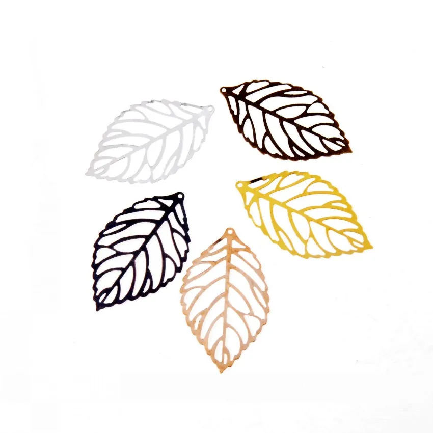 

Бесплатная доставка, 50 шт., филигранные листья, фотоаксессуары «сделай сам», 4, 4 х2, 6 см