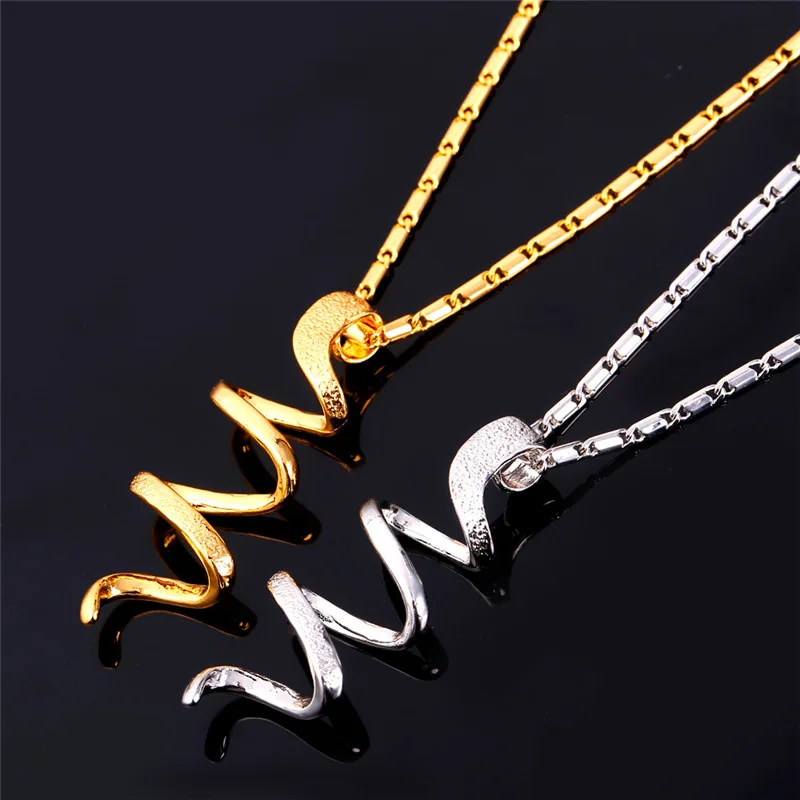 Kpop набор длинных спиральных ожерелий и серег для женщин серьги капли