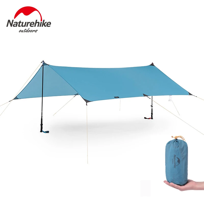 

Naturehike 15D Coated Silicon Ultralight Tarp Awning Waterproof Outdoor Canopy Camping Tarp Sun Shelter Beach Tent NH19T001-M