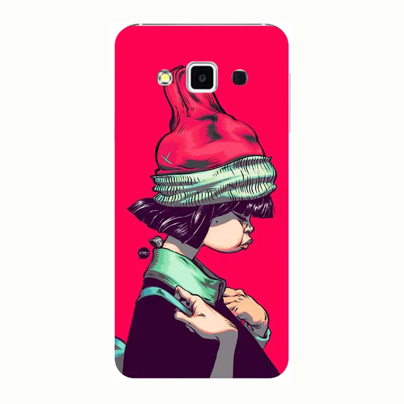 Роскошные Мультфильм рисунком чехол для samsung Galaxy Grand Max/Grand 3 G7200 G7202 G720F G720 задняя