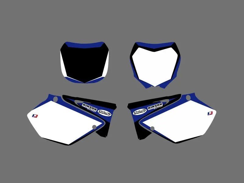 Графика фоны наклейки Наборы для Yamaha YZ125 YZ250 2002 03 04 05 06 07 08 09 2010 2011 2012 2013 2014 YZ 125 250|sticker
