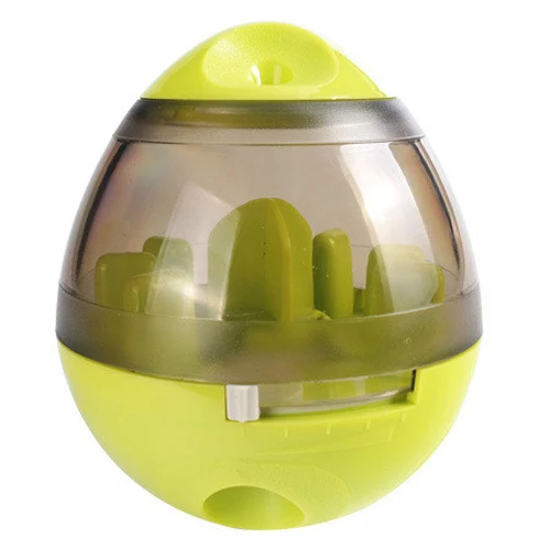 egg green Игрушки для собак Игрушки для домашних животных Прямая поставка от производителя для дрессировки собак стакан с отверстием для игры в мяч кошки укус интерактивная игрушка для жевательной щенки продукты - Цвет: egg green
