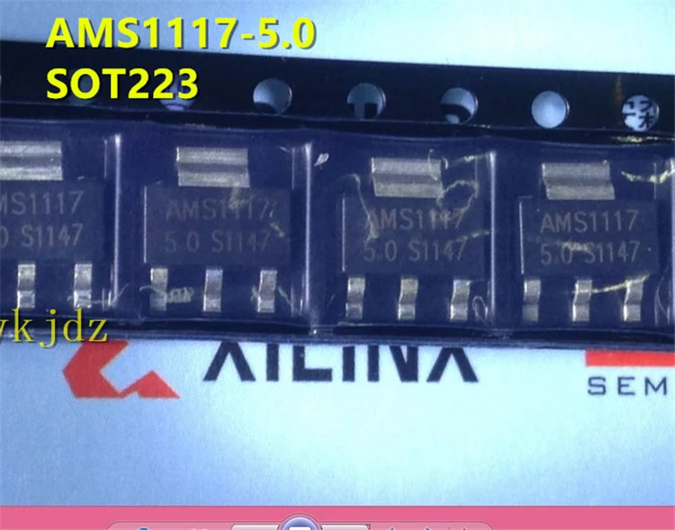 1 шт./лот AMS1117 ADJ 5.0 1.8 1.2 СОТ 223 новый оригинальный продукт быстрая