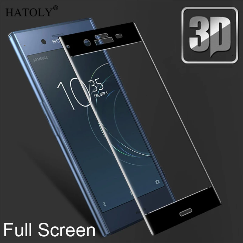 СФОР закаленное стекло Sony Xperia XZ1 стекла Полное покрытие пленка протектор экрана