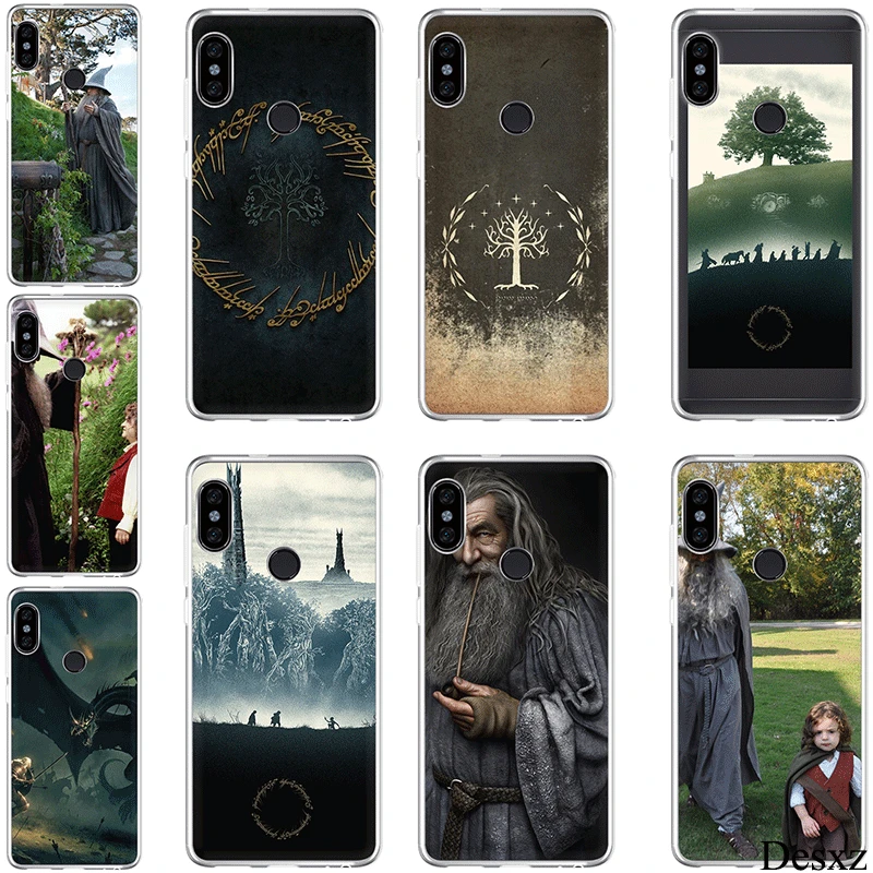 Силиконовый чехол TPU для Xiaomi Mi 6 8 Lite SE A1 A2 5X 6X 2S F1 Lord Of The Rings Hobbit Gandalf Shell Cover on.