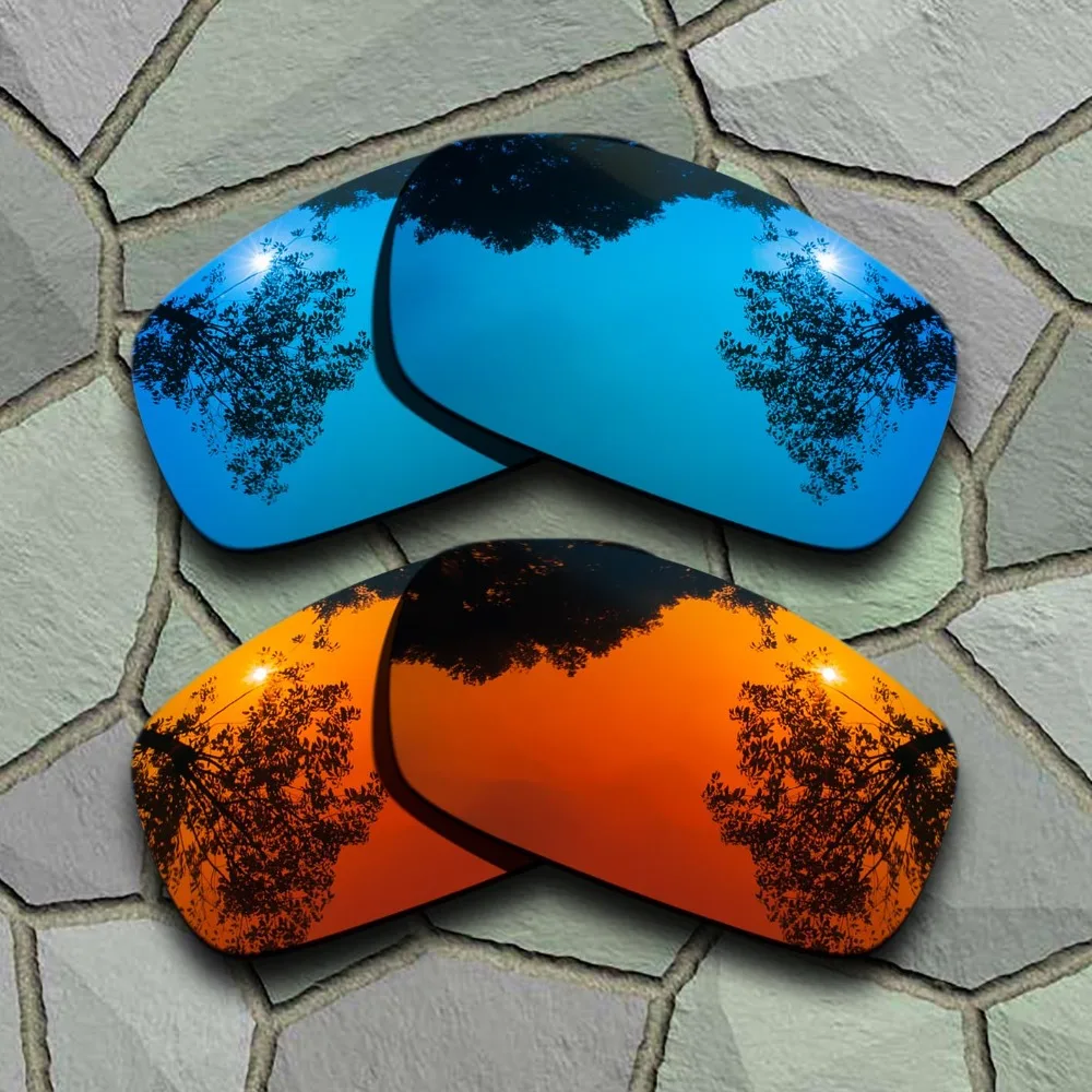 Солнцезащитные очки с поляризацией для Oakley X Squared небесно голубые и красные