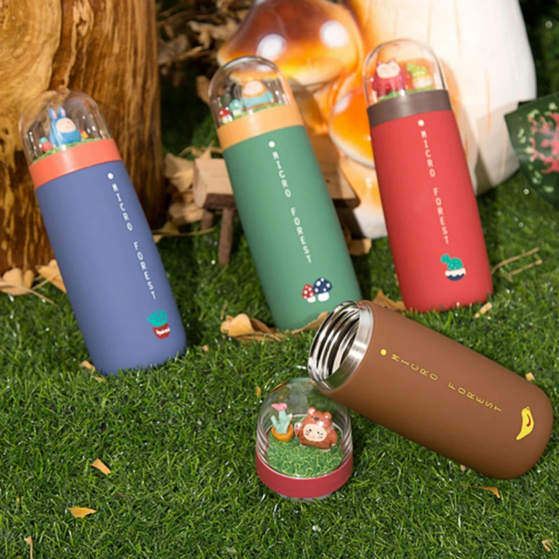 360 мл креативная модная микроландшафтная изоляционная чашка из нержавеющей