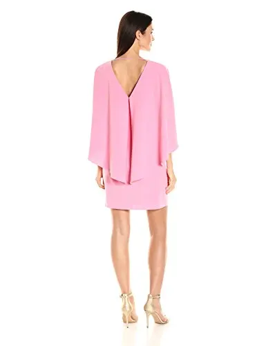 Подгонянное новое прибытие женское Цветочное платье с рукавом накидкой двойным v