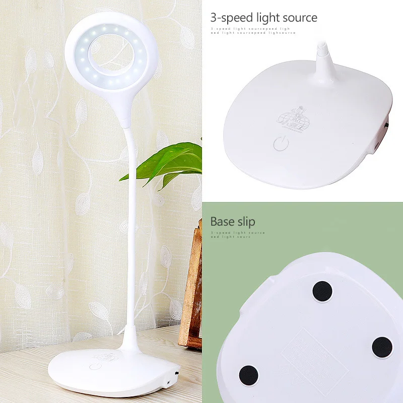 Современные настольные лампы LED защита глаз сенсорный выключатель настольная