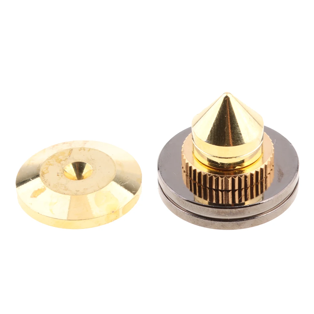 Золотистый акустические шипы сабвуфер CD усилитель звука - Цена: 170,43 руб.