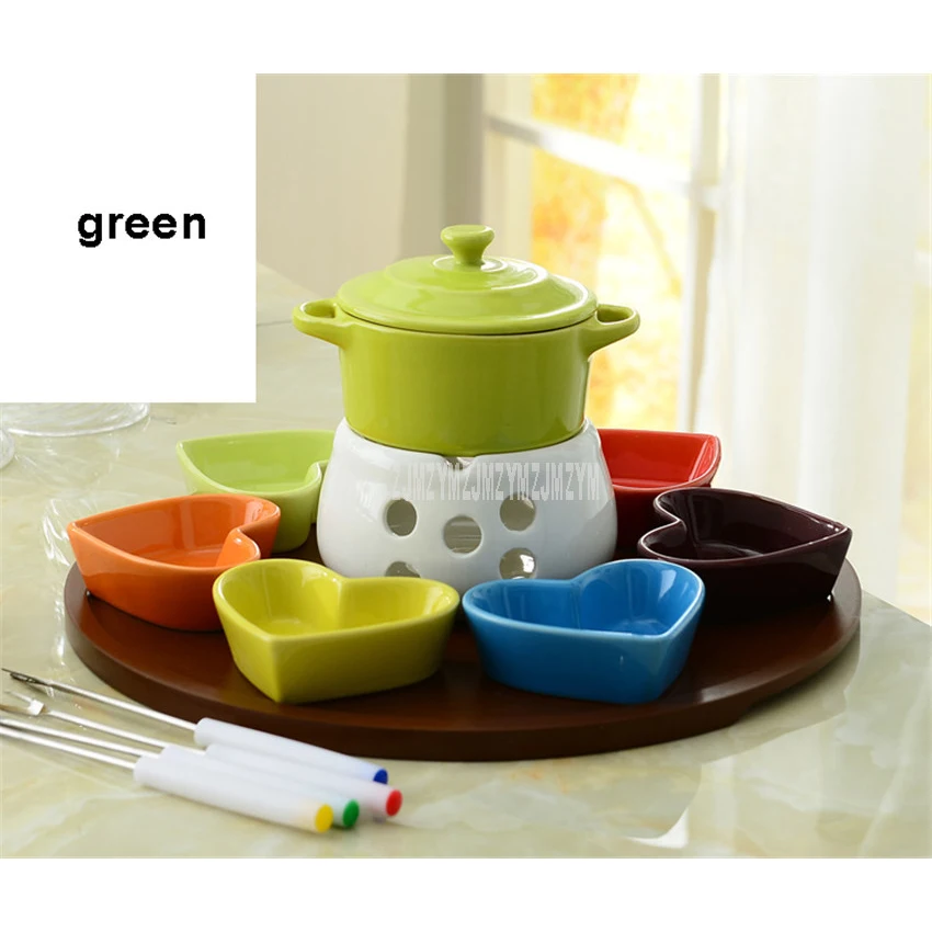 Керамическая свеча в форме сердца огненная обогреватель огня мини десерт