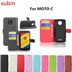 Чехол-Кошелек для Motorola Moto C 5,0 дюйма, стильная задняя крышка из искусственной кожи для Motorola Moto C 2017, чехол-Сумочка для телефона с функцией подставки