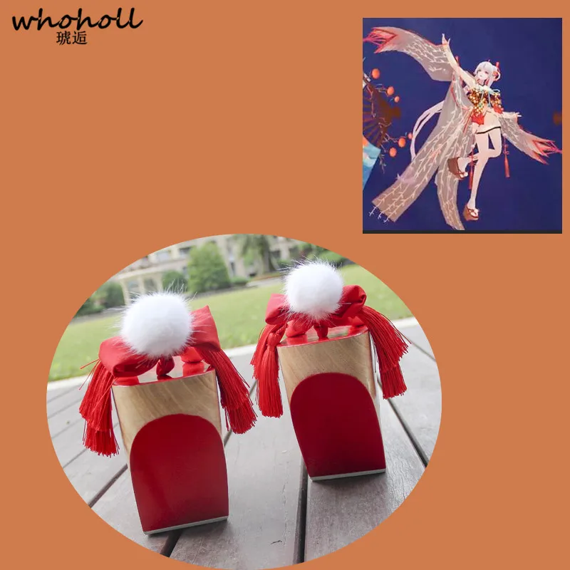 WHOHOLL/женские босоножки; Гета онмиоджи ширанухи; обувь для костюмированной вечеринки; японские клоги на деревянной подошве; Высококачественная обувь для сцены; подошва 10 см