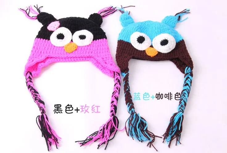 Новинка милая разноцветная вязаная крючком Детская шапка в национальном стиле с