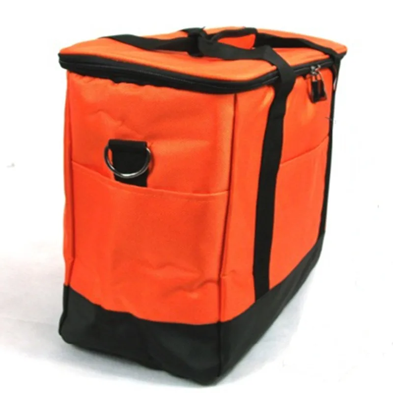 Handbag suitcase Cheap Large Volume Color Thermal Cooler Bag Fashion valiz 2-layers Picnic bag w/ liner aluminum foil Food Bags