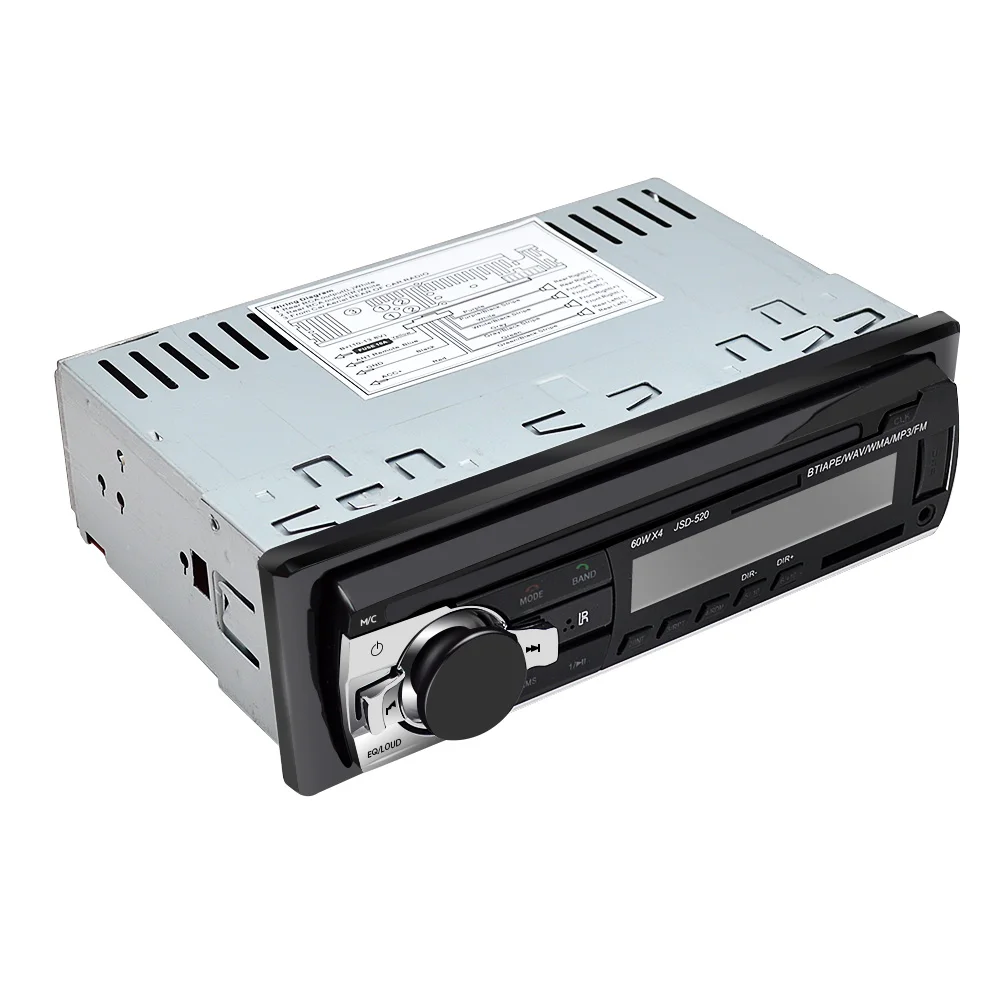 Автомобильное радио Bluetooth 1 din 12v автомобильный mp3 плеер 60wx4 мультимедийный с
