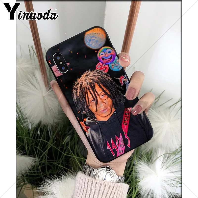 Yinuoda хип-хоп рэпер Trippie redd силиконовый мягкий ТПУ Черный чехол для телефона для iPhone X XS MAX 6 6s 7 7plus 8 8Plus 5 5S SE XR