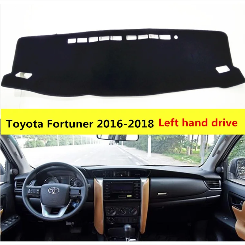 TAIJS левым приборной панели автомобиля Мат Обложка pad для Toyota Fortuner 2016-2018 Творческий