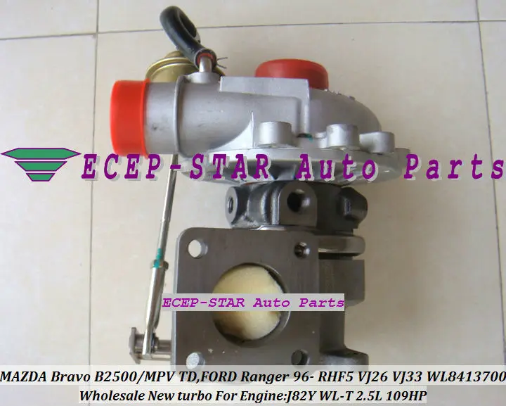 Турбина Turbo RHF5 VJ26 VJ33 WL84 VA430089 для Ford Ranger Double Cab MAZDA Bravo B2500 MPV WL T J97A J82Y 2 5 л бесплатная