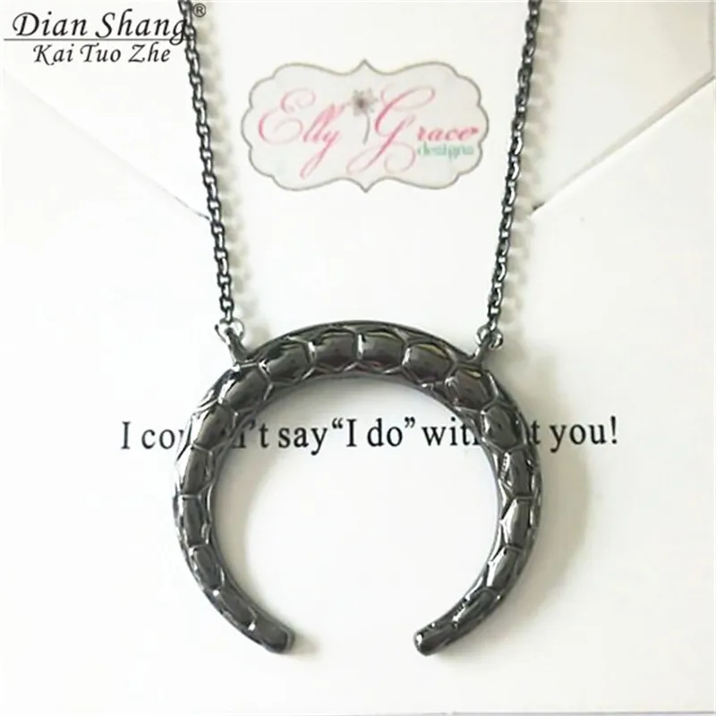 Оптовая продажа 10 шт. винтажные подвески в виде полумесяца рога быка ювелирные