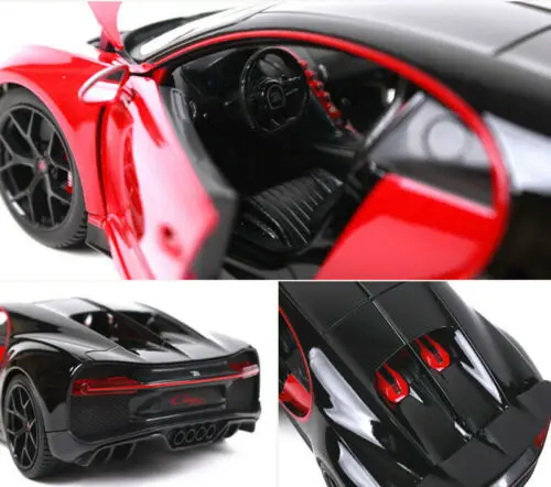 Bburago 1:18 Bugatti Chiron спортивный Красный № 16 литья под давлением модели гоночных