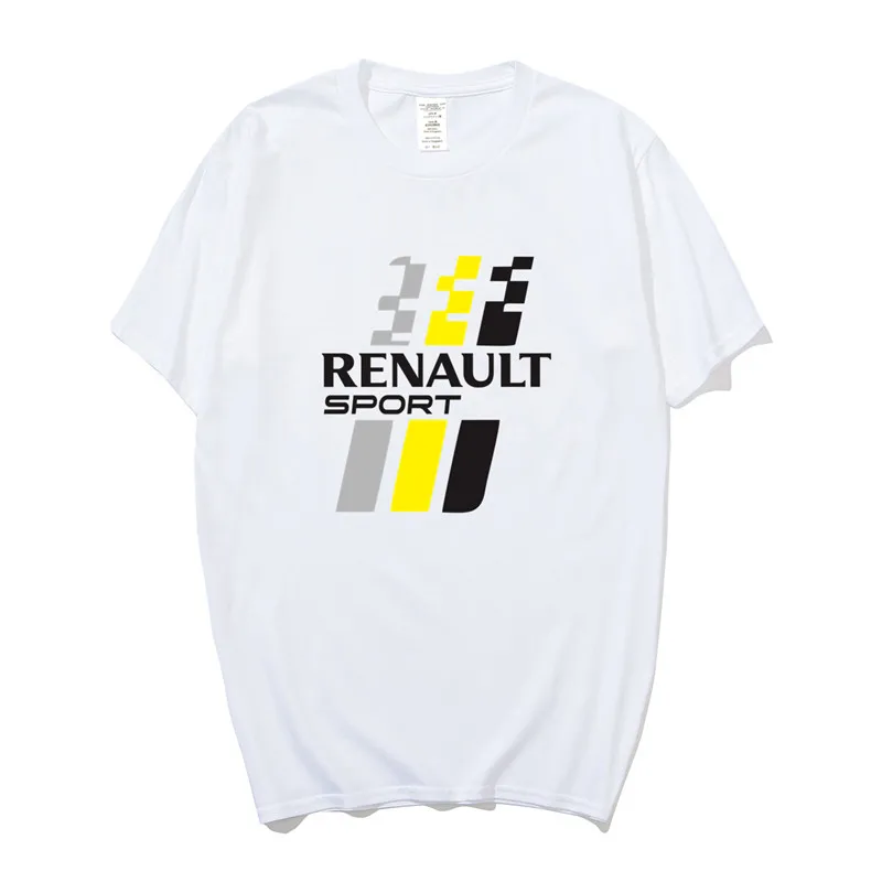 as picture Renault Спортивная футболка для бега, топы, новая модная футболка с короткими рукавами для мотоцикла, футболки, хлопковые LH-050 - Color: as picture