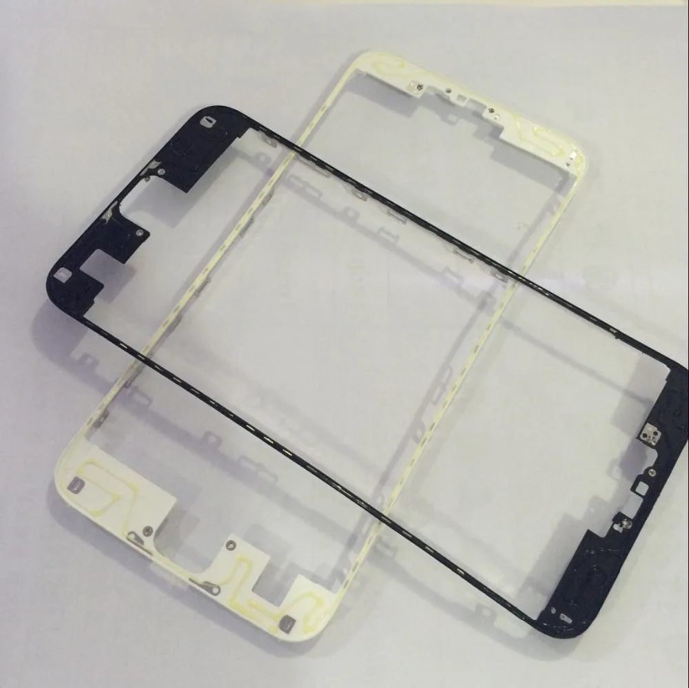 

100pcs/lot Front Bezel with hot glue for iPhone 6S 4.7 inch LCD Middle Frame Housing Parts Chrome Screen Holder
