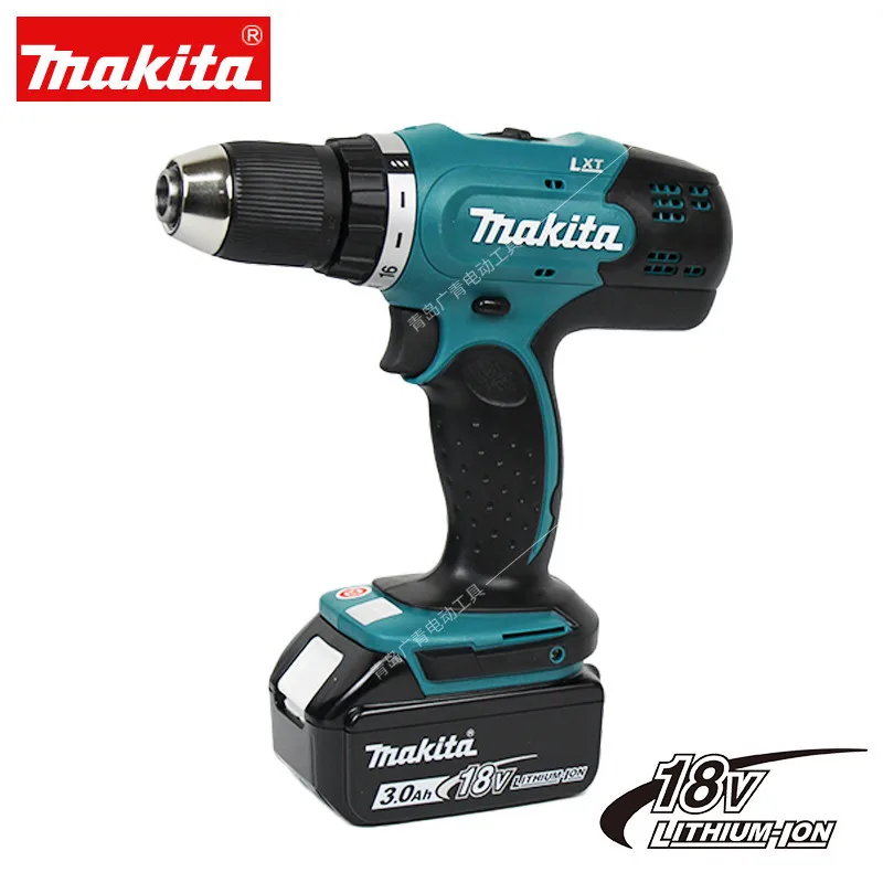 Подлинный японский Makita пастбище DDF453SFJ Аккумуляторная дрель литиевая батарея Ударная дрель DHP453 электрическая отвертка 18 в