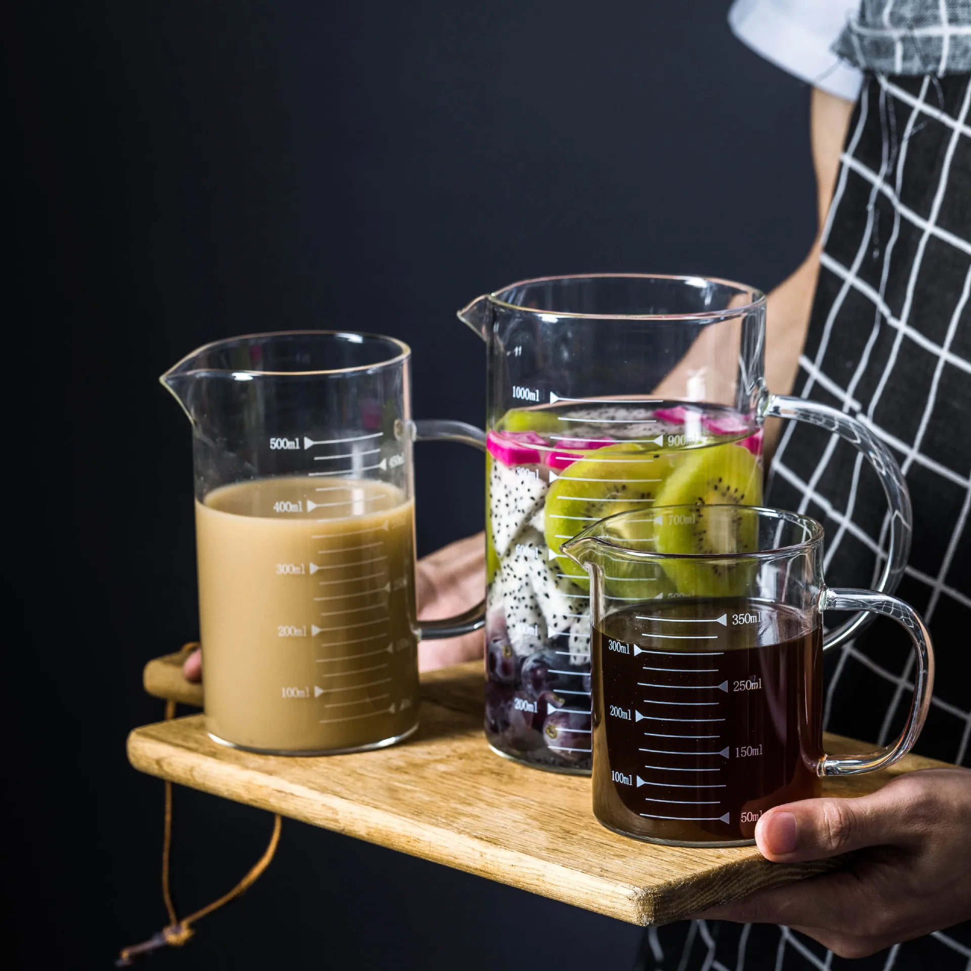 1 шт. измерительные чашки из боросиликатного стекла|Мерные и кувшины| |