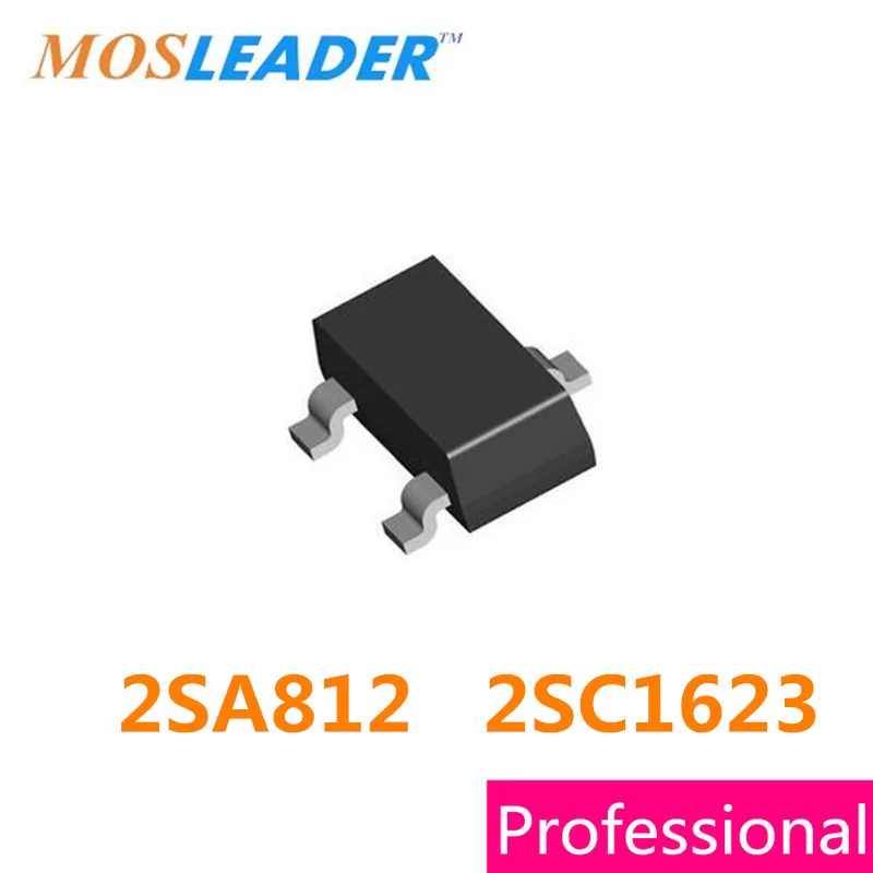 Mosleader 3000 шт. SOT23 2SA812 M6 M7 PNP 2SC1623 L6 L7 NPN дополнительные 100 мА 0.1A 50 в китайский высокое