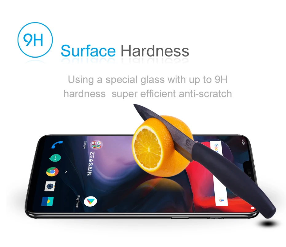 2 упаковки Оригинальная защитная пленка ZEASAIN для OnePlus 6 One Plus OnePlus6 1 + полное