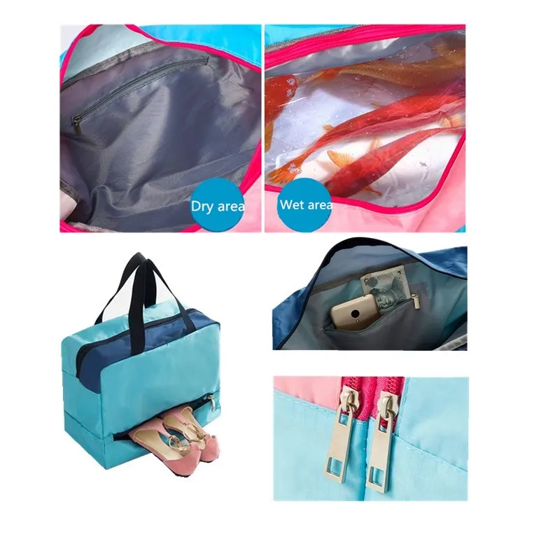 Пляжная сумка для плавания водонепроницаемая Оксфорд сухой и влажной очистки