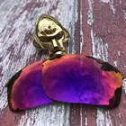 Поляризационные Сменные линзы Glintbay, 100% точное прилегание, для бутылки Окли, Rocket Sunglass - Midnight Sun Mirror