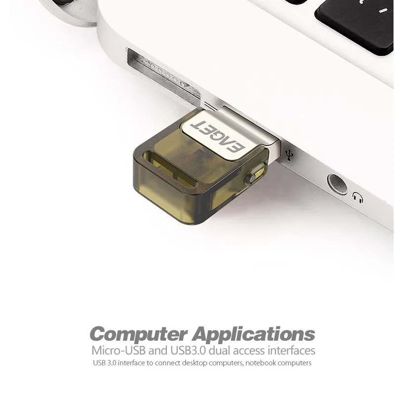 Usb флеш накопитель 3 0 Eaget v60 OTG pass h2test смартфон планшетный ПК 16 ГБ usb флешка внешний