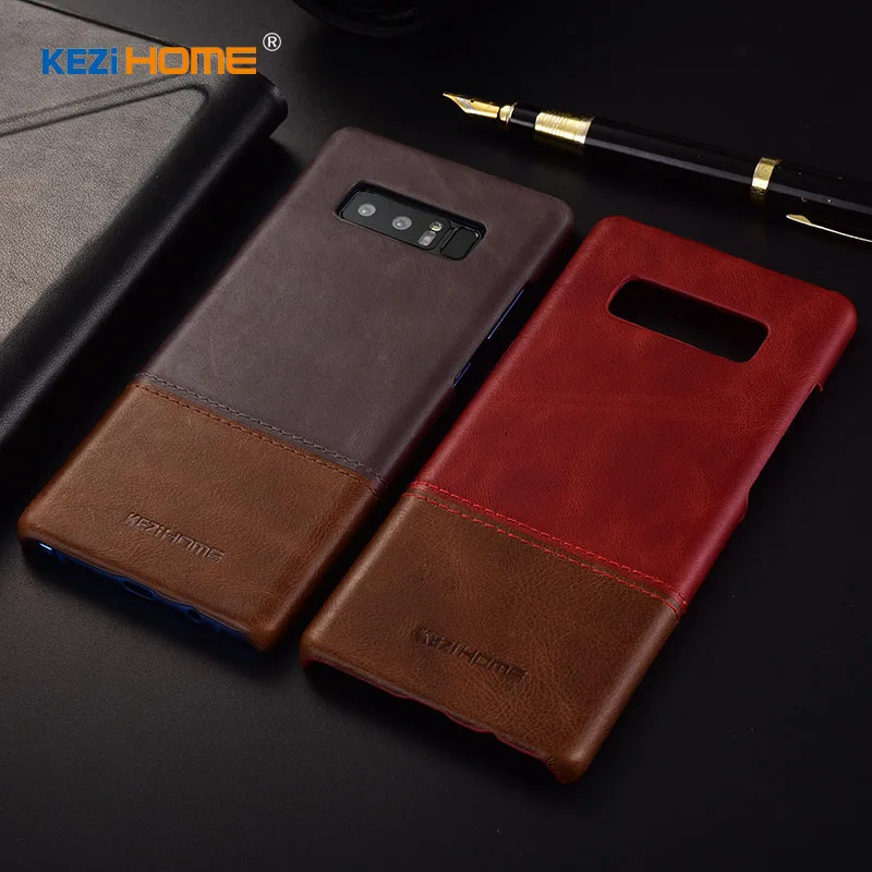 Kezihome для samsung Note 8 чехол из натуральной кожи жесткий Galaxy крышка высокого