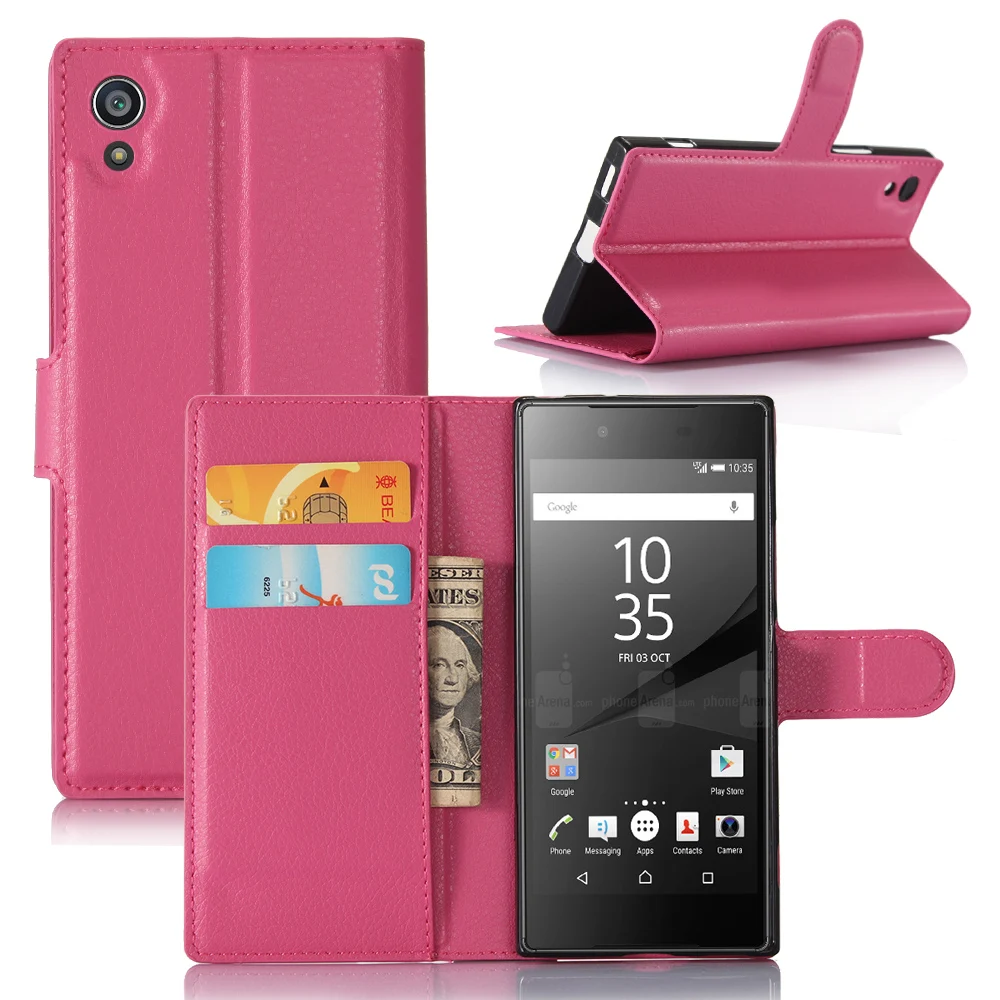 Модный чехол-кошелек из искусственной кожи для Sony Xperia XA1 защитный чехол с