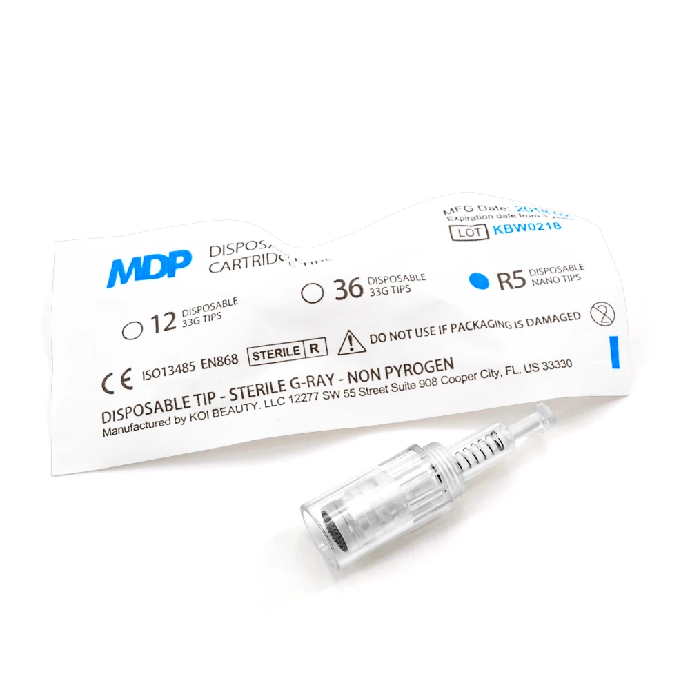KoiBeauty 10 шт. Nano Tips Needle Cartrige для авто Derma Pen Beauty Tool Уход за кожей лица|Мезороллер| |