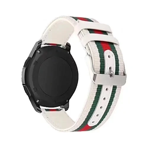 22 мм кожаный нейлоновый ремешок для samsung gear S3 frontier Classic Galaxy Watch 46 часов Xiaomi Huami Amazfit
