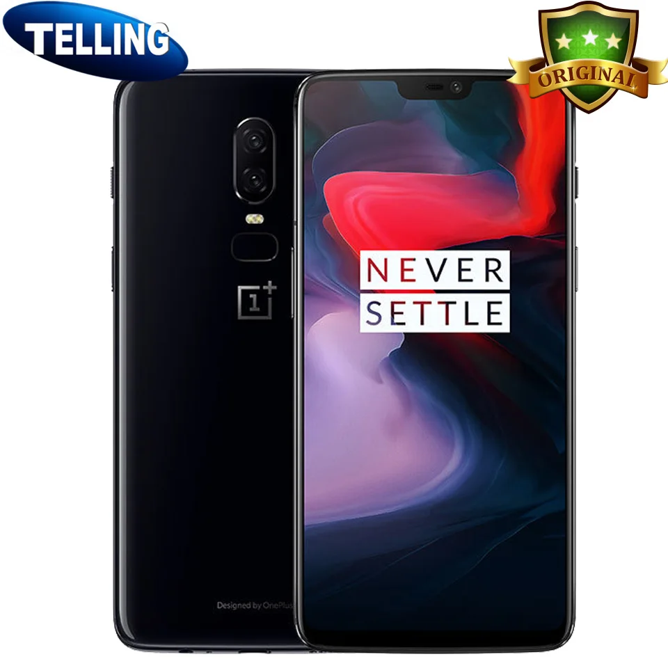 2018 Oneplus 6 мобильный телефон 4G LTE Android 8 1 28 ''AMOLED Snadragon 845 Octa Core + 256G 20MP 16MP AI NFC Dash