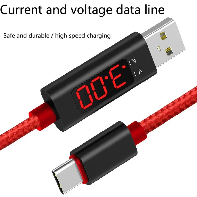 Напряжение тока интеллектуальный дисплей экран USB 2 0 Type C кабель для передачи