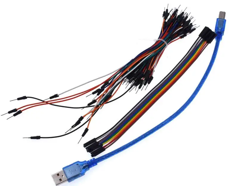 

Starter Kit for arduino Uno R3 - Uno R3 Breadboard and holder Step Motor / Servo /1602 LCD / jumper Wire/ UNO R3 with retail box