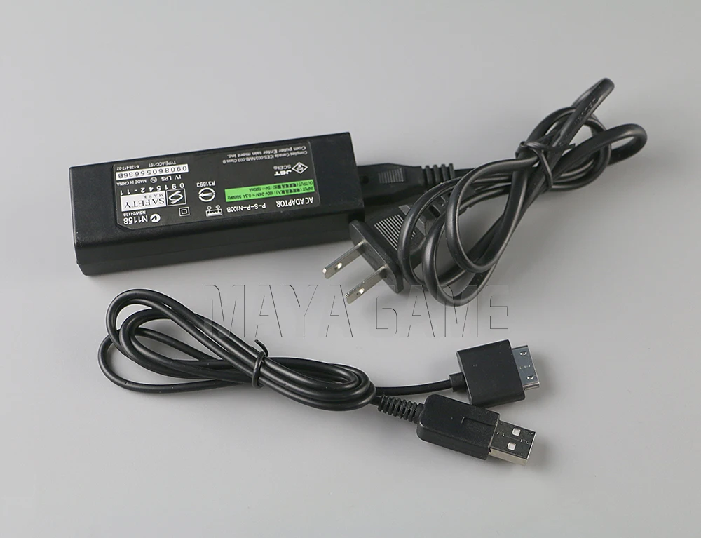 

OCGAME 5pcs/lot US&EU Plug Home Wall USB Charger Power Supply AC Adapter for PlayStation Portable pspgo Charging Cable Data Cord