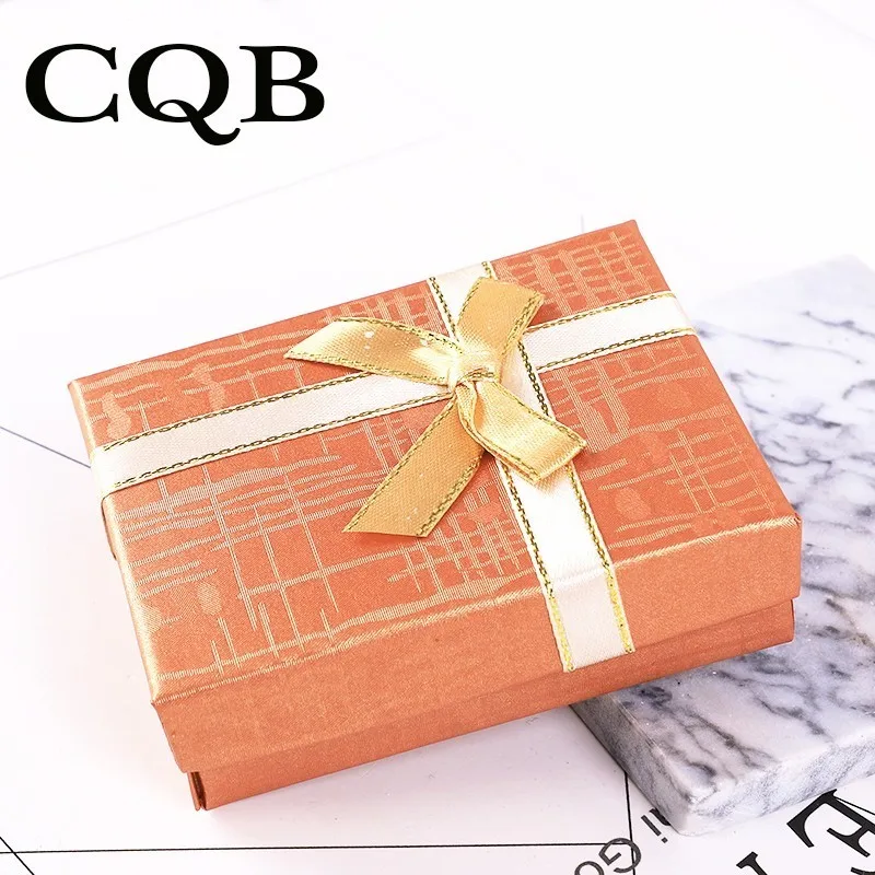 A9X7X3cm Как бант, шкатулка для украшений, серьги, ожерелье, коробка, свадебное кольцо, поднос, дисплей, подарки, много косметики, ювелирный поднос, брендовая модная подарочная коробка - Цвет: A9X7X3cm