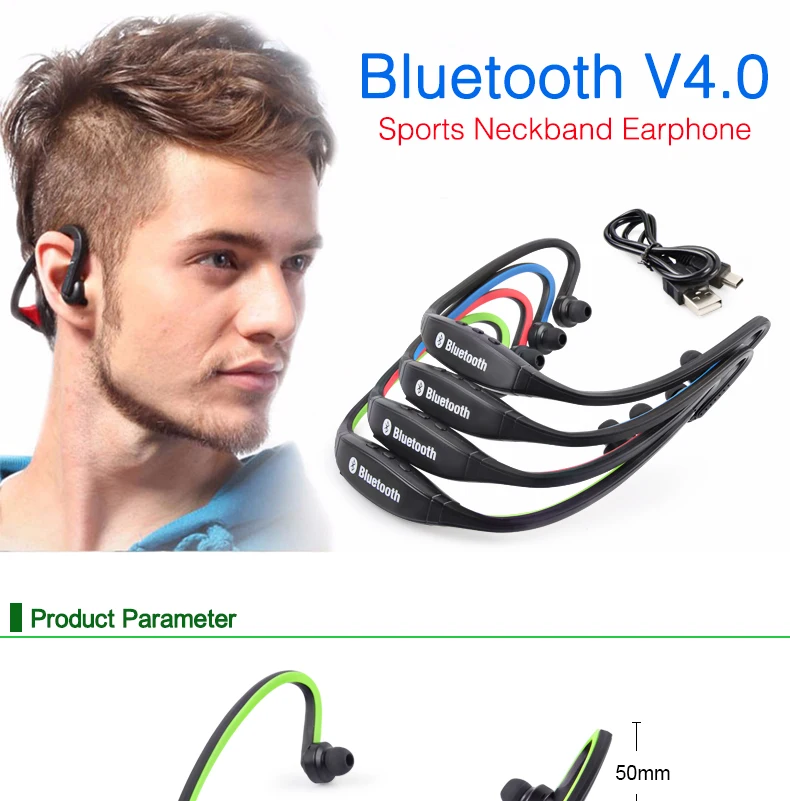IBESI S9, Bluetooth наушники, беспроводные наушники, Bluetooth гарнитура, свободные руки, спортивные наушники с микрофоном для iPhone, Xiaomi, смартфона
