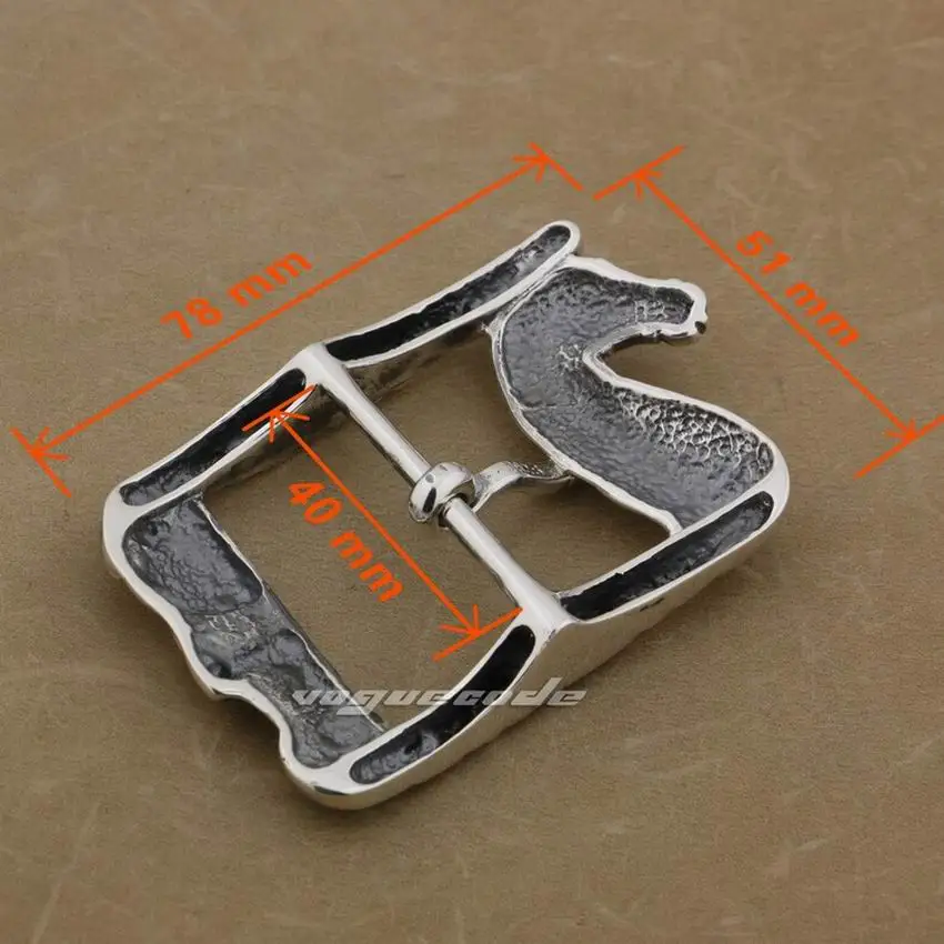 LINSION огромная Тяжелая искусственная Серебряная Мужская Байкерская пряжка для