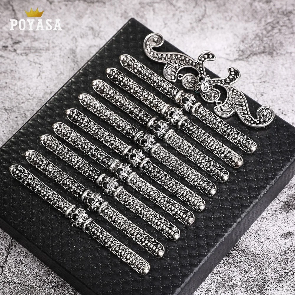 2019 старинное серебряное китайское этническое нагрудное украшение для тела